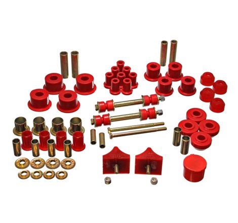 Energy Suspension 66-76 Chrysler A Body - Dart/Demon/Duster/Valiant Red Hyper-flex Master Bushing Se