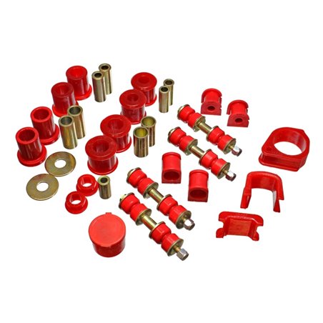 Energy Suspension 97-01 Ford Escort/ZX2 Red Hyper-flex Master Bushing Set