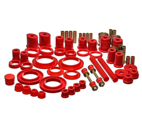 Energy Suspension 99-04 Ford Mustang Red Hyper-flex Master Bushing Set