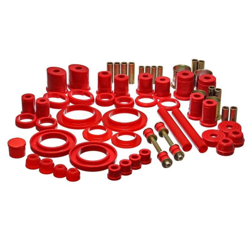 Energy Suspension 99-04 Ford Mustang Red Hyper-flex Master Bushing Set