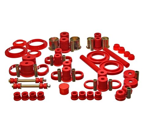 Energy Suspension 94-98 Ford Mustang Red Hyper-flex Master Bushing Set