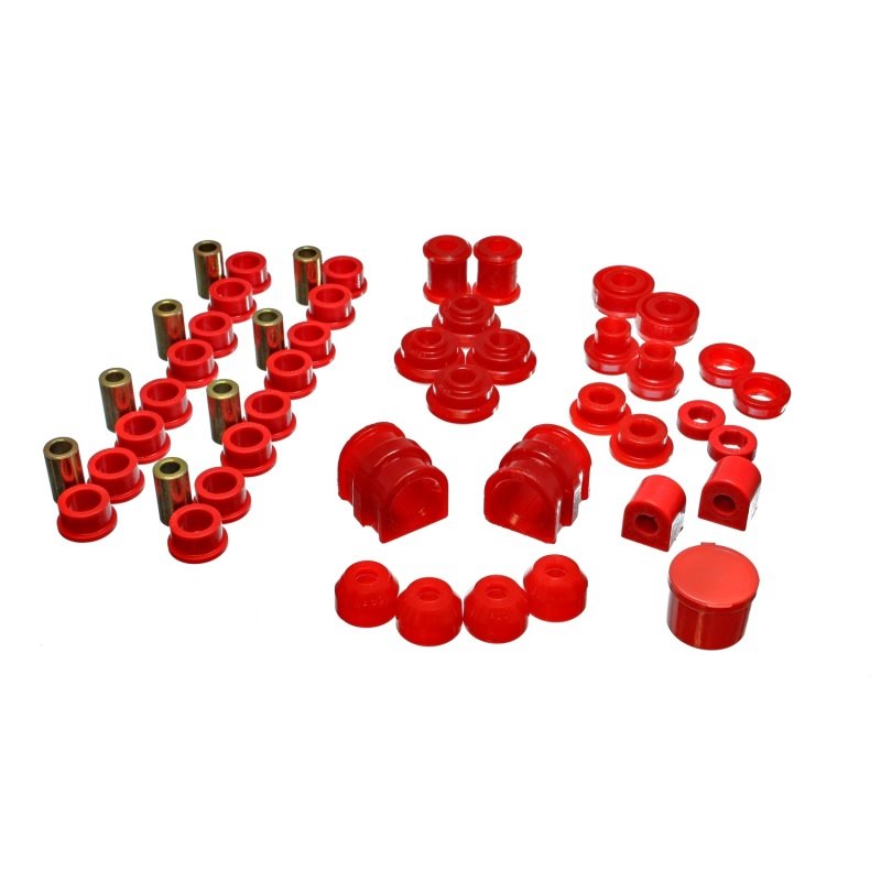 Energy Suspension 91-02 Saturn S Series Coupe/Sedan/Wagon Red Hyper-Flex Master Bushing Set