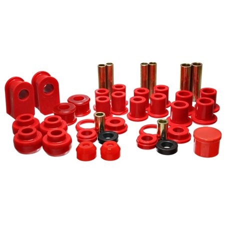 Energy Suspension 92-06 Ford E-250/E-350 Van 2WD Red Hyper-flex Master Bushing Set