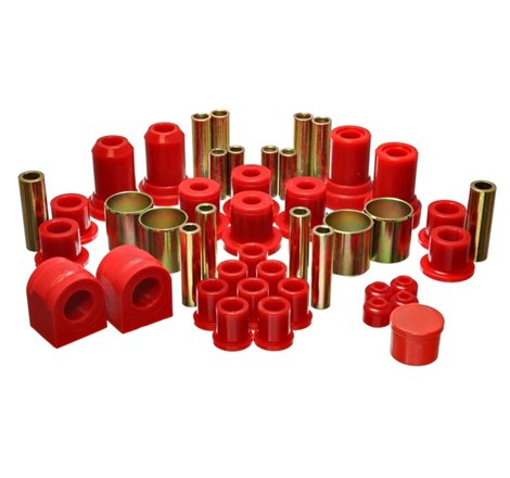 Energy Suspension 04-06 Ford F150 Pickup 2WD Red Hyper-flex Master Bushing Set