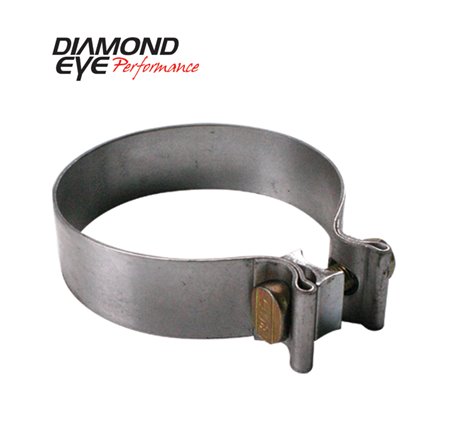 Diamond Eye CLAMP Band 2in 409 SS METRIC HARDWARE