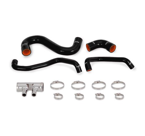 Mishimoto 2015+ Ford Mustang GT Silicone Lower Radiator Hose - Black