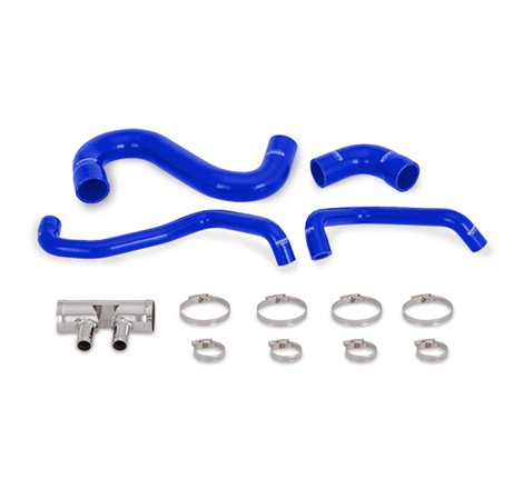 Mishimoto 2015+ Ford Mustang GT Silicone Lower Radiator Hose - Blue