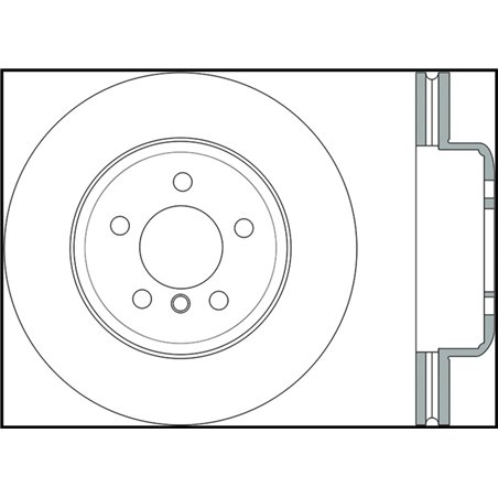 StopTech 2011-2013 BMW 535i / 2012-2016 BMW 640i Slotted & Drilled Front Left Brake Rotor