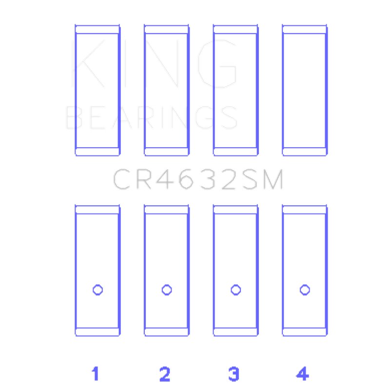 King Nissan HR15/16DE (Size STD) Rod Bearing Set