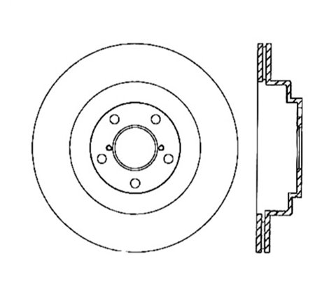 StopTech Power Slot 06-07 WRX / 05-08 LGT Rear Right Slotted Rotor