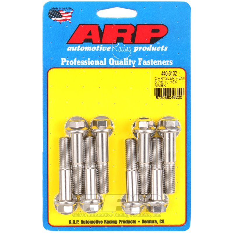 ARP Chrysler Hemi 5.7/6.1L SS Hex Motor Mount Bolt Kit