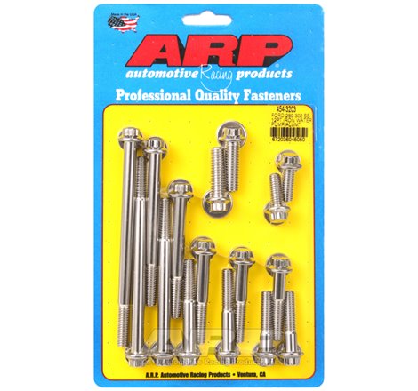 ARP Ford 289-302 SS 12pt Iron Water Pump and Front Cover Bolt Kit