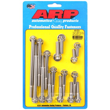 ARP Ford 289-302 SS 12pt Iron Water Pump and Front Cover Bolt Kit