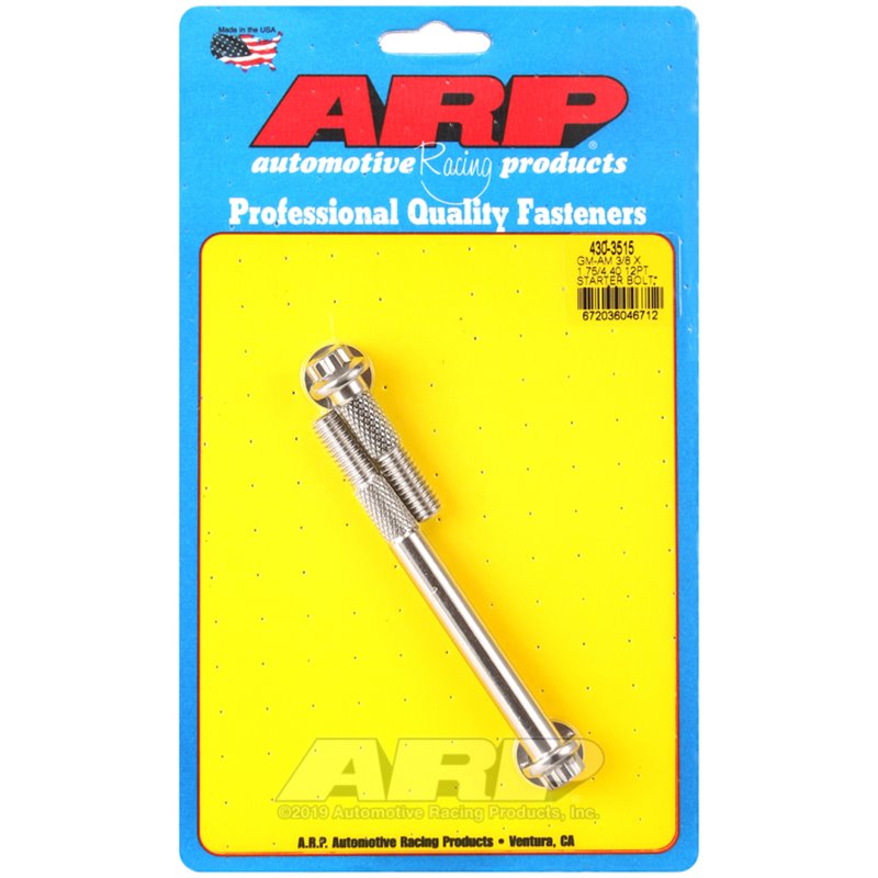 ARP GM 3/8 X 1.750/4.400 12pt SS Starter Bolt Kit