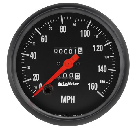 Autometer Z-Series 0-160MPH Speedometer 5in. Mechanical Gauge