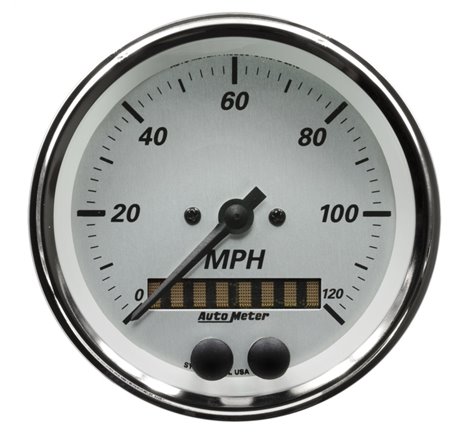 AutoMeter American Platinum Series 0-120MPH 3-3/8in. GPS Speedometer Gauge