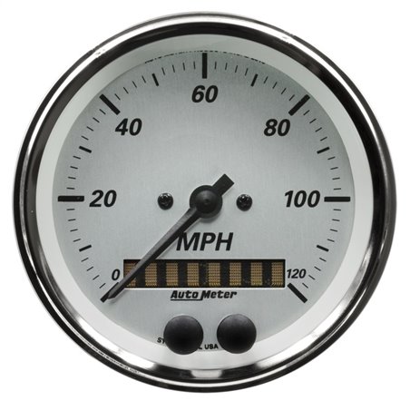 AutoMeter American Platinum Series 0-120MPH 3-3/8in. GPS Speedometer Gauge