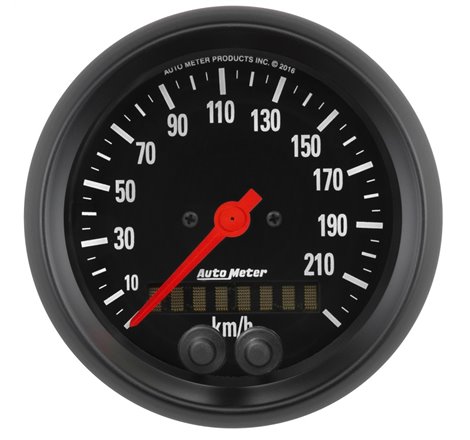 Autometer Z Series 3-3/8in 0-225KM/H (GPS) Speedometer Gauge