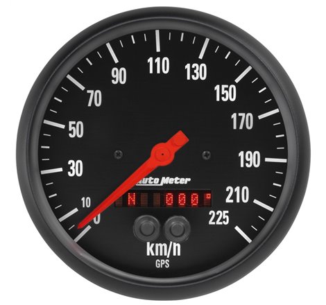 Autometer Z Series 5in. 225KM/H (GPS) Speedometer Gauge