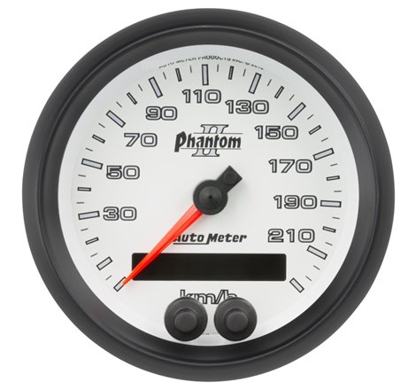 Autometer Phantom II 3-3/8in 0-225KM/H (GPS) Speedometer Gauge