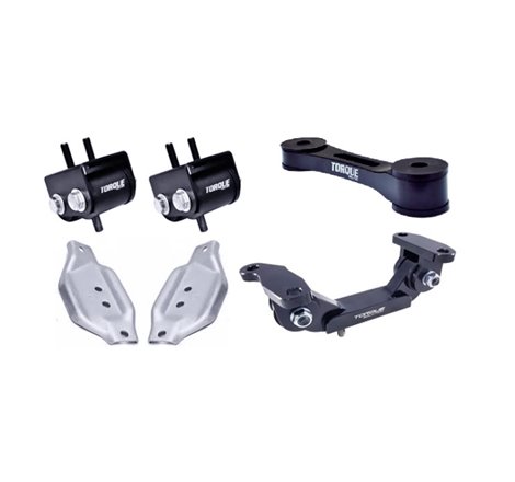 Torque Solution Engine / Trans / Pitch Mount Kit w/ Mount Plates: Subaru WRX 02-14 / STI 04+