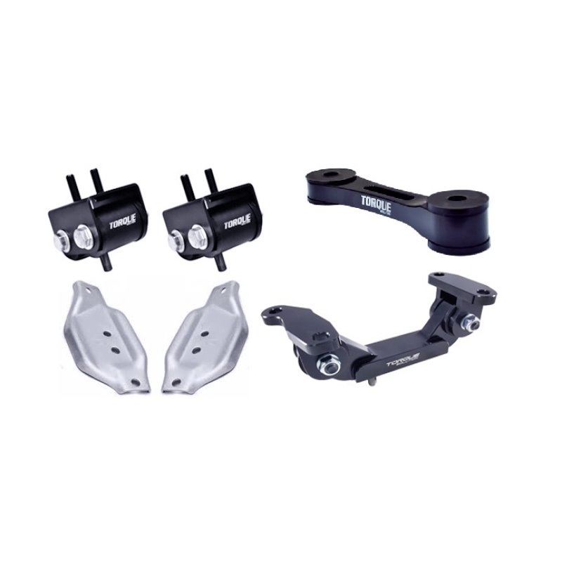 Torque Solution Engine / Trans / Pitch Mount Kit w/ Mount Plates: Subaru WRX 02-14 / STI 04+