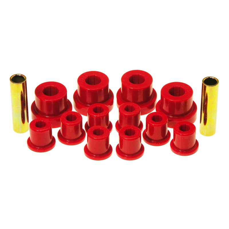 Prothane 76-86 Jeep CJ5/CJ7 Front Spring & Shackle Bushings - Red