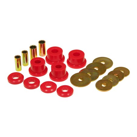 Prothane 90-94 Mitsubishi Eclipse Subframe Mount Kit - Red