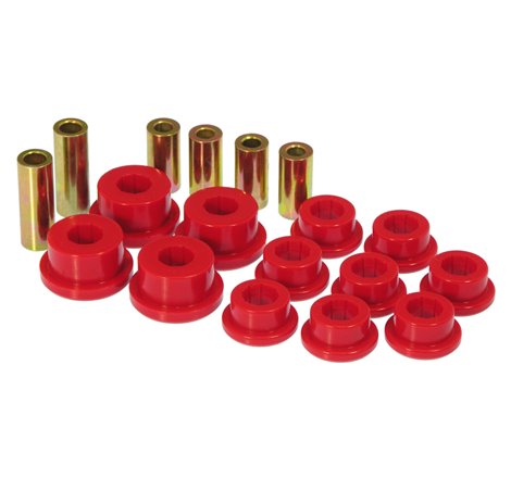 Prothane 95-99 Mitsubishi Eclipse Front Upper/Lower Control Arm Bushings - Red