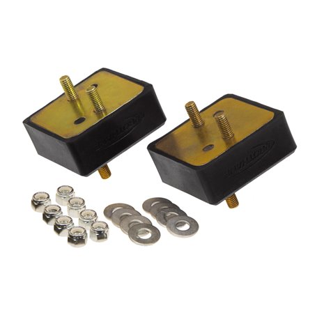 Prothane 67-92 Jeep V8 Motor Mounts - Black