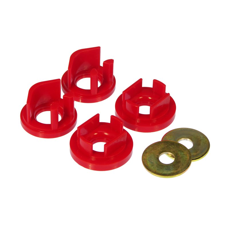 Prothane Subaru Diff Insert Bushings - Red