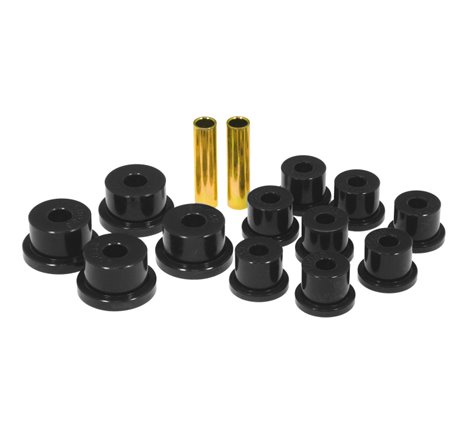 Prothane 85-88 Suzuki Samurai Spring & Shackle Bushings (OEM Shackles) - Black