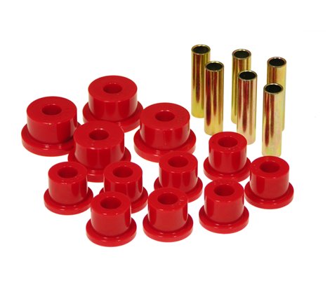 Prothane Suzuki Samurai Spring & Shackle Bushings (Aftermarket Shackles) - Red