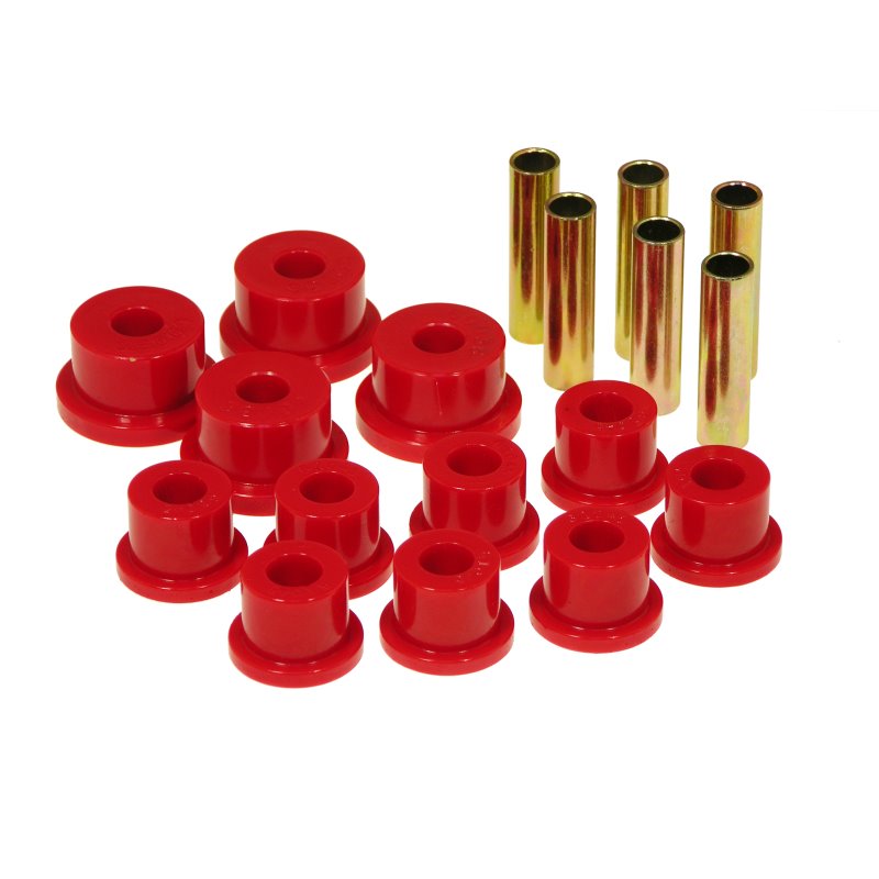 Prothane Suzuki Samurai Spring & Shackle Bushings (Aftermarket Shackles) - Red