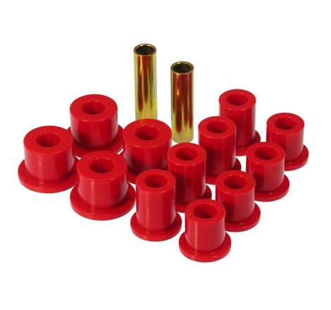 Prothane 89-95 Toyota Truck 2wd Rear Spring & Shackle Bushings - Red