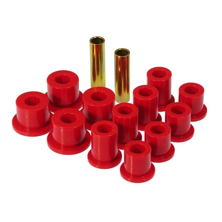 Prothane 89-95 Toyota Truck 2wd Rear Spring & Shackle Bushings - Red