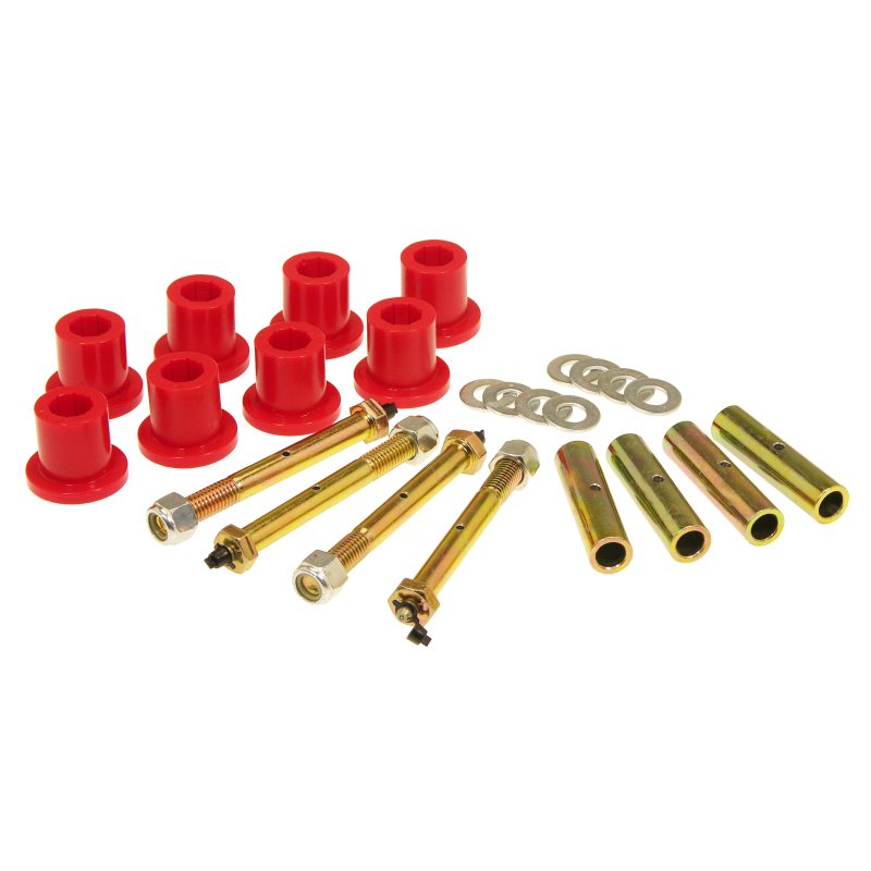 Prothane 87-96 Jeep YJ Front or Rear Frame Shackle Bushings - Red