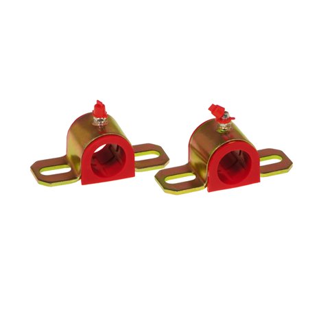 Prothane Universal Greasable Sway Bar Bushings - 1in - Type A Bracket - Red