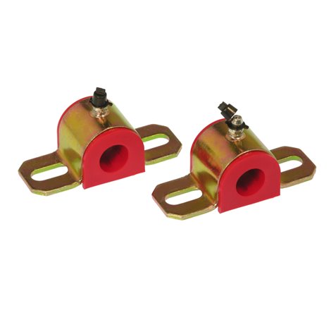 Prothane Universal Greasable Sway Bar Bushings - 18MM - Type A Bracket - Red