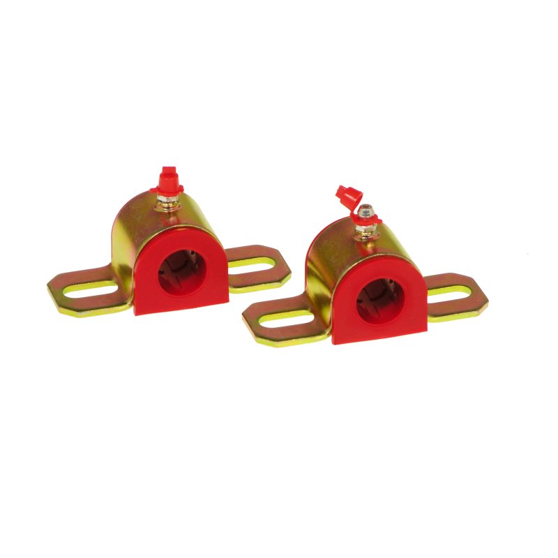 Prothane Universal Greasable Sway Bar Bushings - 19MM - Type A Bracket - Red