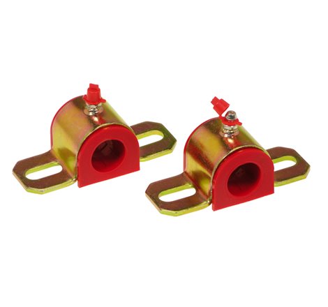 Prothane Universal Greasable Sway Bar Bushings - 21MM - Type A Bracket - Red