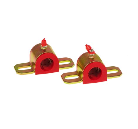 Prothane Universal Greasable Sway Bar Bushings - 22MM - Type A Bracket - Red