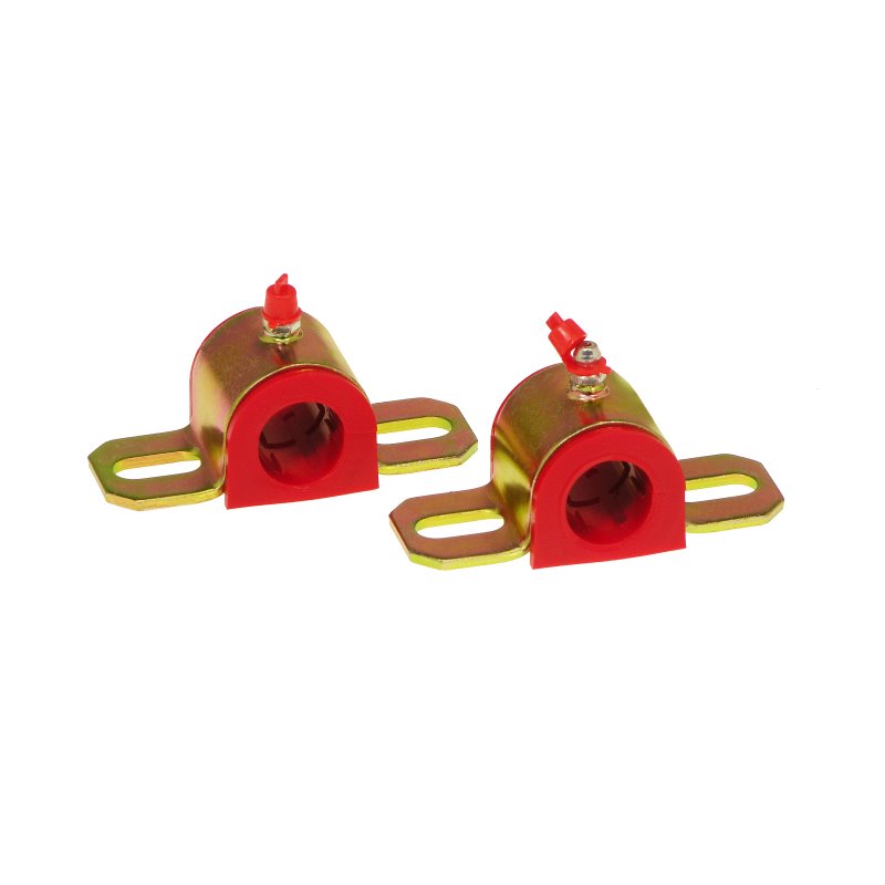 Prothane Universal Greasable Sway Bar Bushings - 22MM - Type A Bracket - Red