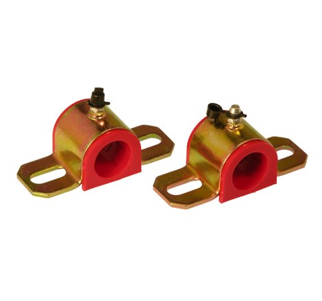 Prothane Universal Greasable Sway Bar Bushings - 24MM - Type A Bracket - Red