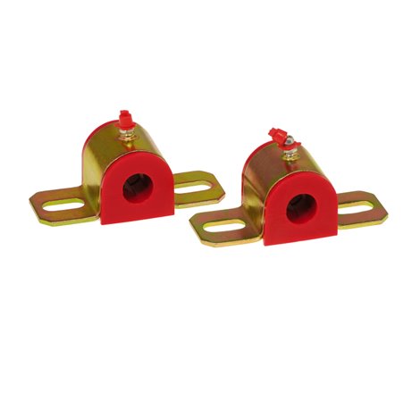 Prothane Universal Greasable Sway Bar Bushings - 3/4in - Type B Bracket - Red