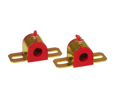 Prothane Universal Greasable Sway Bar Bushings - 13/16in - Type B Bracket - Red