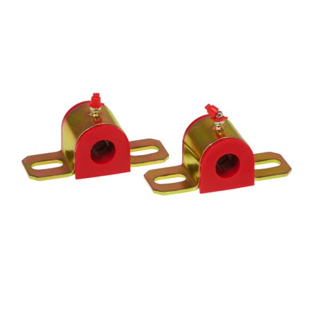 Prothane Universal Greasable Sway Bar Bushings - 13/16in - Type B Bracket - Red