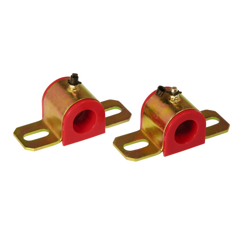 Prothane Universal Greasable Sway Bar Bushings - 1in - Type B Bracket - Red