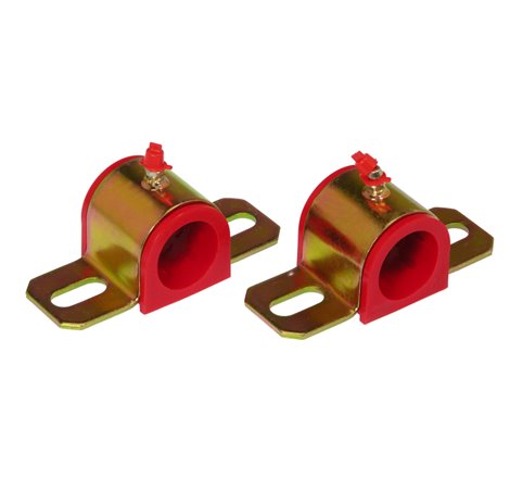 Prothane Universal Greasable Sway Bar Bushings - 1 1/4in - Type B Bracket - Red