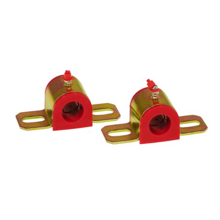 Prothane Universal Greasable Sway Bar Bushings - 25MM - Type B Bracket - Red